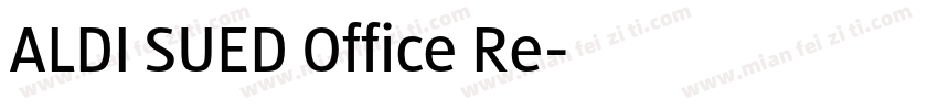 ALDI SUED Office Re字体转换